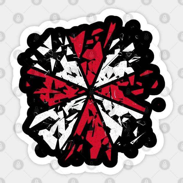 Umbrella Corp Sticker by clingcling